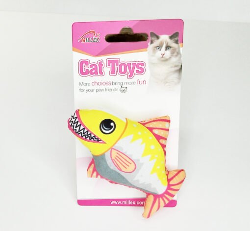 JUGUETE P/ GATOS PEZ DIBUJOS ANIMADOS 10*7