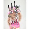 PALITO PLAST P/GATOS C/PELOTA ANIMAL PRINT