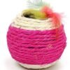 PELOTA SISAL CON HUECO Y PLUMAS IMPORTADOR
