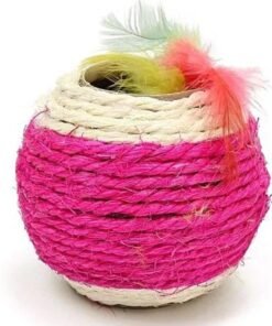 PELOTA SISAL CON HUECO Y PLUMAS IMPORTADOR