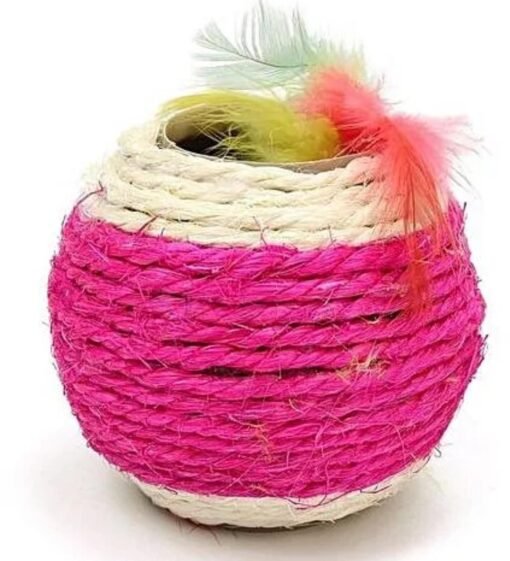 PELOTA SISAL CON HUECO Y PLUMAS IMPORTADOR