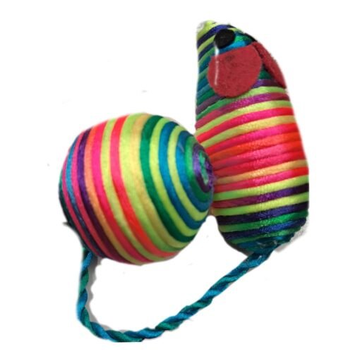 RATA Y PELOTA DE HILO BRILLANTE IMPORTADOR