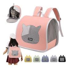 MOCHILA TRANSPORTADORA P/GATO CARITA DE GATO