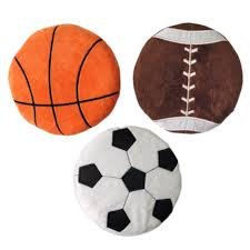 PELOTA PLANA FUTBOL C/ CHIFLE 15CM