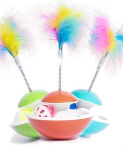 JUGUETE INTERACTIVO P/GATO PORTA ALIMENTO