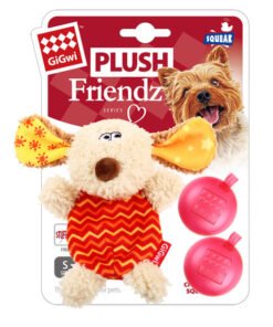 GIGWI DOG PLUSH FIENDZ SQUEAKER MILLEX