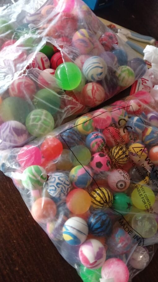 PELOTAS SALTARINAS 32MM X100UN IMPORTADOR