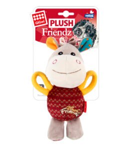 GIGWI DONKEY PLUSH FRIENDZ WITH SQUEAKER