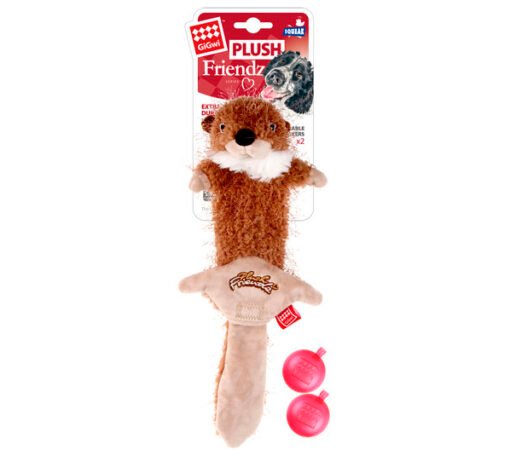 GIGWI SQUIRREL "L" SKIN PLUSH FRIENDZ MILLEX