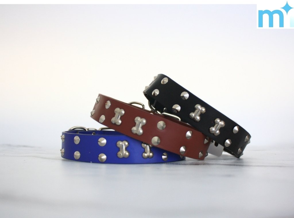 COLLAR C/16 TACHAS Y 2 HUESOS STRASS IMPORTADOR