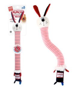 GIGWI CRUNCHY NECK PLUSH FRIENDZ RABBIT-S