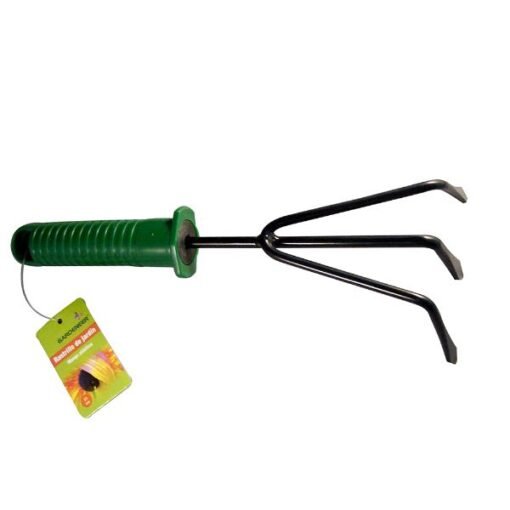 RASTRILLO DE JARDIN C/MANGO PLASTICO