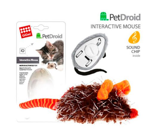 GIGWI ACTIVITY MOUSE PET DROID MILLEX