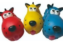 PERRO DE VINILO C/ CHIFLE 17 CM IMPORTADOR