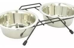 DOGIT COMEDERO/BEBEDERO ACERO INOX 1.5 LT