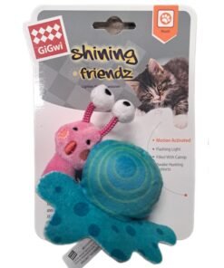 GIGWI SHINNING FRIENDS SNAIL C/LED Y CATNIP