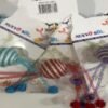 PELOTA C/6 POMPONES HILO BRILL 109-5