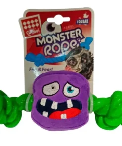 GIGWI ORANGE/PURPLE MONSTER ROPE