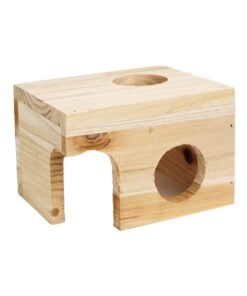 CASITA DE MADERA ROEDORES16x13.6x11.4 CM