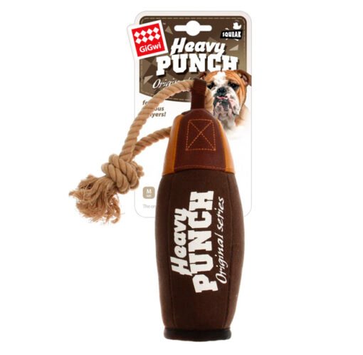 GIGWI HEAVY PUNCH PUNCHING BAG SQUEAKE