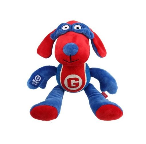 GIGWI AGENT DOG PLUSH/TENNIS BALL SQUEAKER