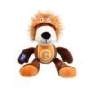 GIGWI AGENT LION PLUSH/TENNIS BALL SQUEAKER