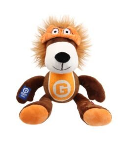 GIGWI AGENT LION PLUSH/TENNIS BALL SQUEAKER