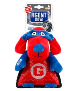 GIGWI AGENT DOG TPR BELLY WITH SQUEAKER