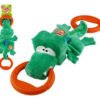 GIGWI IRON GRIP CROCODILE PLUSH TUG TOY WITH