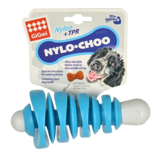 GIGWI NYLO-CHOO NYLON TPR BLUE MILLEX