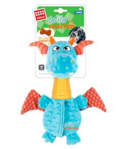 GIGWI DINOSAUR PLUSH DOG TOY MILLEX