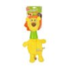 GIGWI LION PLUSH DOG TOY W/TPR NECK MILLEX