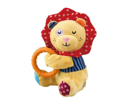 GIGWI PLUSH FRIENDZ LION TPR RING MILLEX