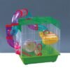 HAMSTERA C/TUBOS ACRILICOS 34X27X36CM