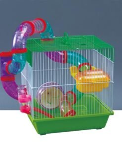 HAMSTERA C/TUBOS ACRILICOS 34X27X36CM
