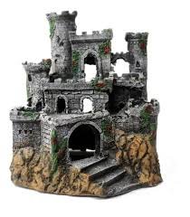 CASTILLO MEDIEVAL  (4 TORRES) 20X24CM