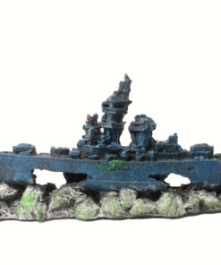 BARCO 2da GUERRA MUNDIAL DE RESINA 32X13 CM