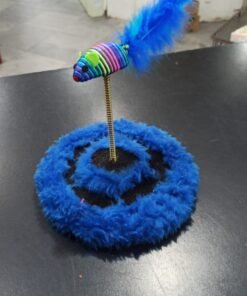 RASCADOR BASE CON RESORTE Y RATITA BUR. AZUL