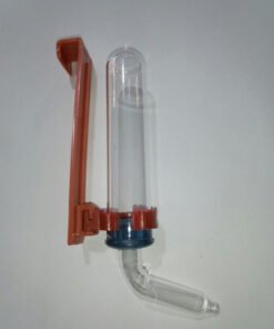 BEBEDERO DE HAMSTER VIDRIO N-1 C/SOPORTE