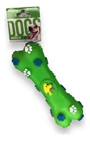 CAN CAT DOGS HUESO VINILO C/CHIFLE  (EX 907)