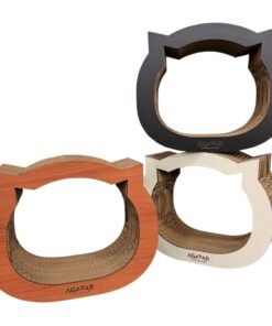 AGATAR RASCADOR CARTON CARA DE GATO GRANDE