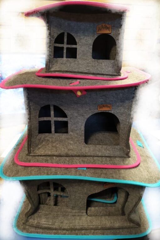 CASITA CUADRADA FIELTRO ERIZO VIVRO HT