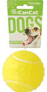 CAN CAT PELOTA OVILLO (AMARILLA) C/ CHIFLE