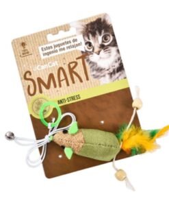 CAN CAT PELUCHE RATON C/PLUMAS