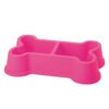 COMEDERO DOBLE FORMA DE HUESO MINI  HT