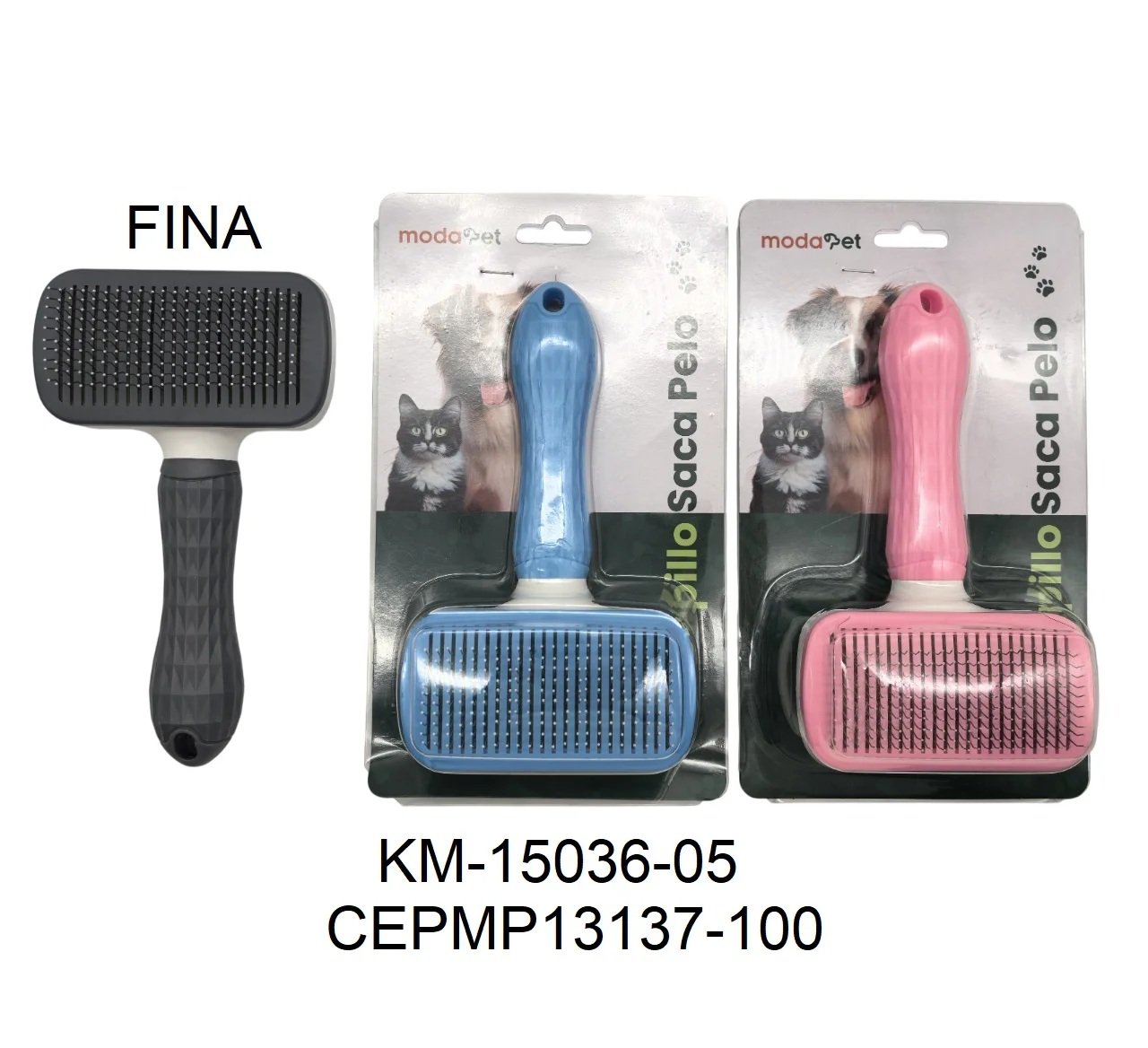 CEPILLO CARDINA FINA MANGO GOMA MPT IMPORTADOR HT