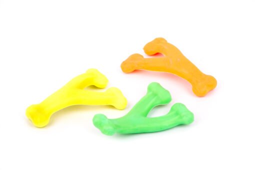 PETS PLAST MORDILLO DE GOMA HUESO DE POLLO