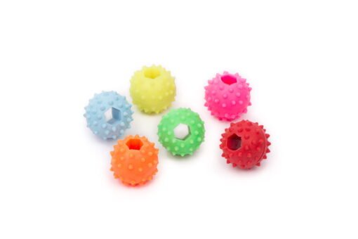 PETS PLAST PELOTA CON PUAS GRANDE DE GOMA
