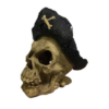 CALAVERA DE RESINA C/SOMBRERO PIRATA