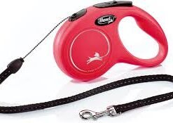 FLEXI CORREA EXT CLASSIC XS ROJA 3M-8KG MILLEX